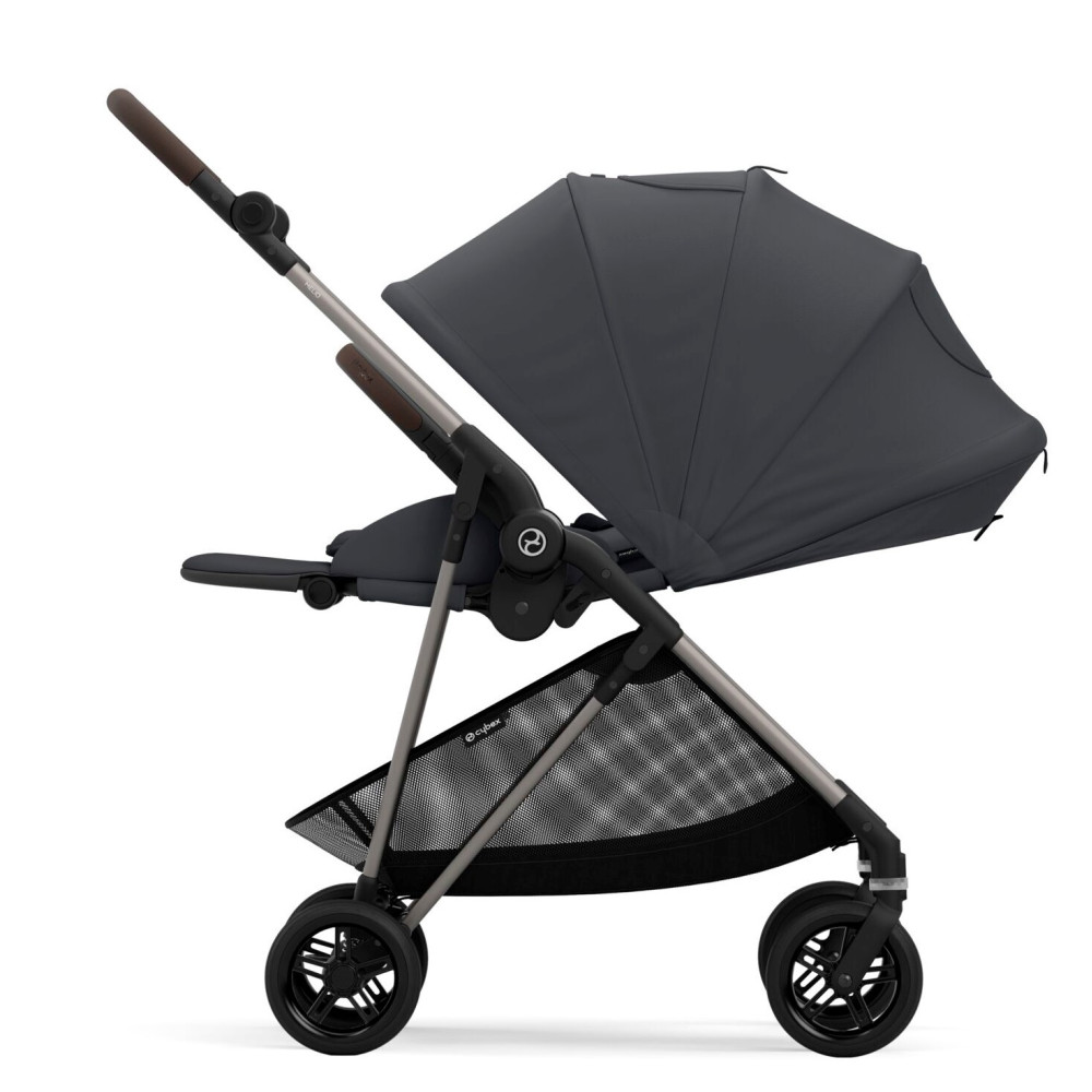 Cybex Melio - lekki wózek wielofunkcyjny 2w1 • Monument Grey Cybex Melio - lekki wózek wielofunkcyjny 2w1 • Monument Grey