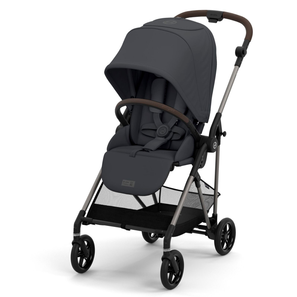 Cybex Melio - lekki wózek wielofunkcyjny 2w1 • Monument Grey Cybex Melio - lekki wózek wielofunkcyjny 2w1 • Monument Grey