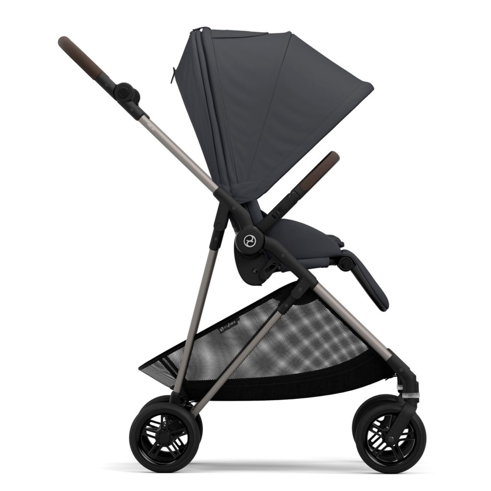Cybex Melio - lekki wózek wielofunkcyjny 2w1 • Monument Grey Cybex Melio - lekki wózek wielofunkcyjny 2w1 • Monument Grey
