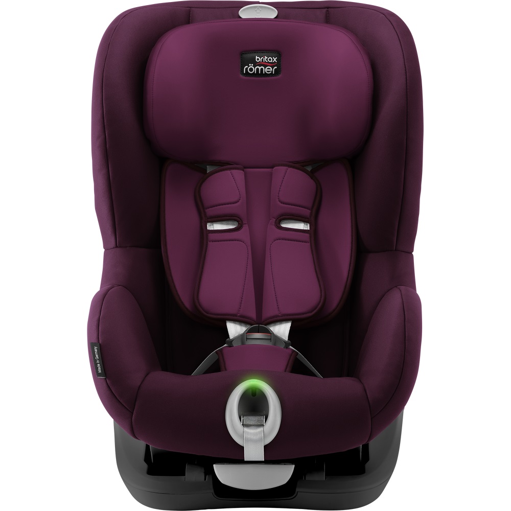 Britax Romer King II LS Black Series - fotelik samochodowy przodem do kierunku jazdy (9mc - 4lat / 80 - 105cm) •  Burgundy Red