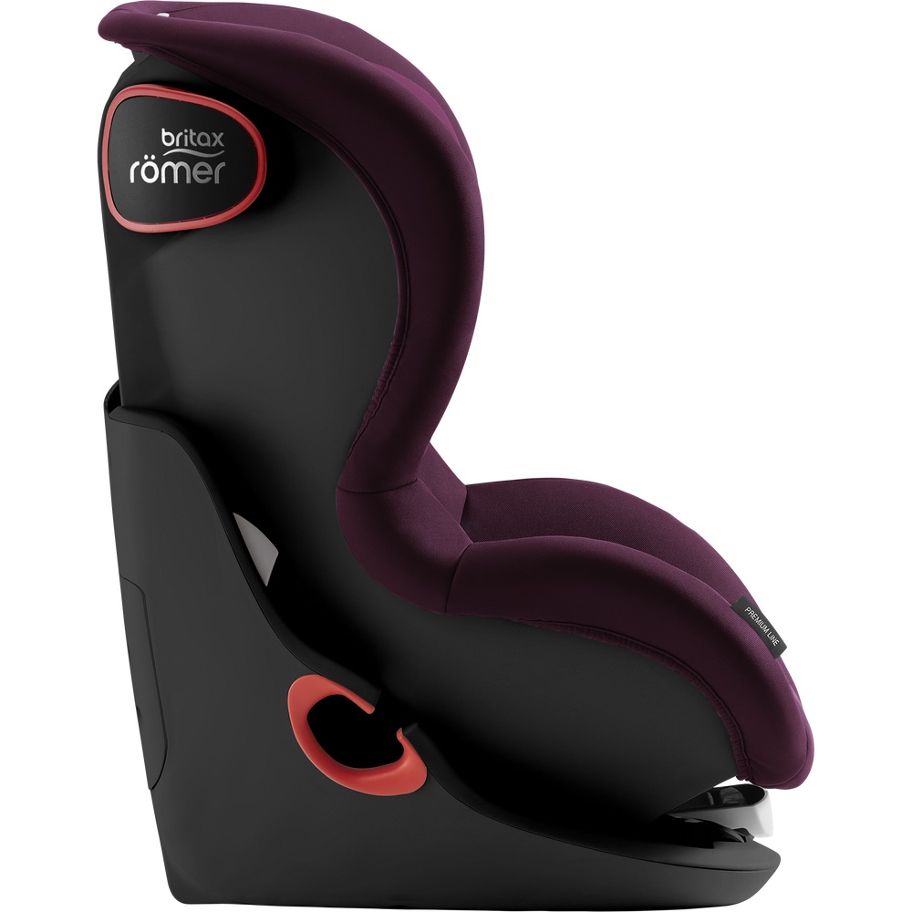 Britax Romer King II LS Black Series - fotelik samochodowy przodem do kierunku jazdy (9mc - 4lat / 80 - 105cm) •  Burgundy Red