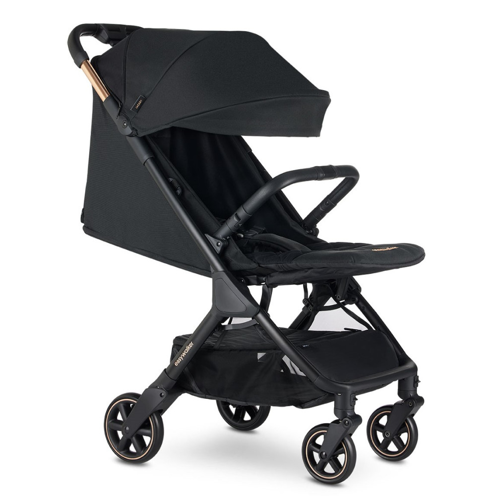 Easywalker Jackey Special Edition - wózek spacerowy / spacerówka do samolotu • Gold