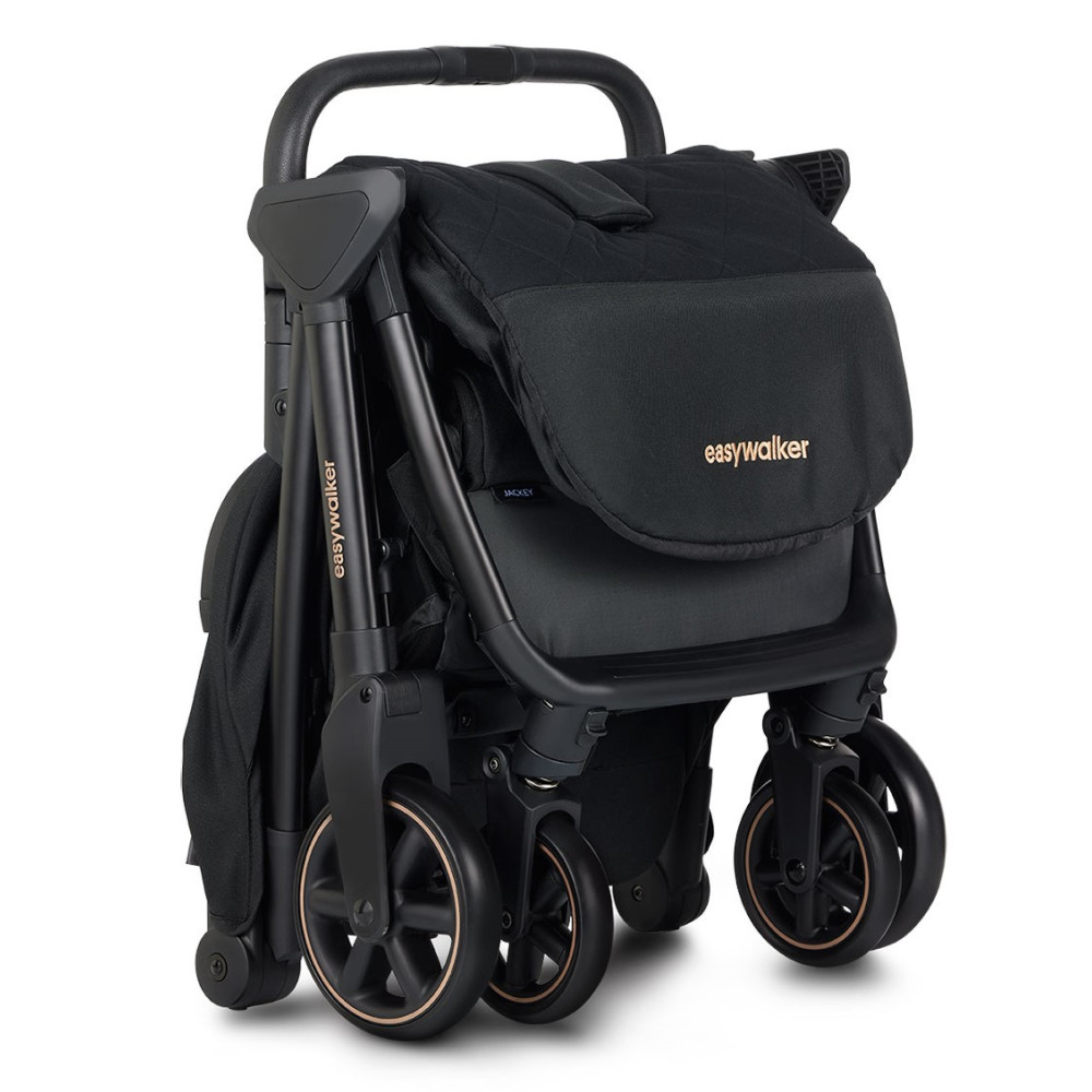 Easywalker Jackey Special Edition - wózek spacerowy / spacerówka do samolotu • Gold