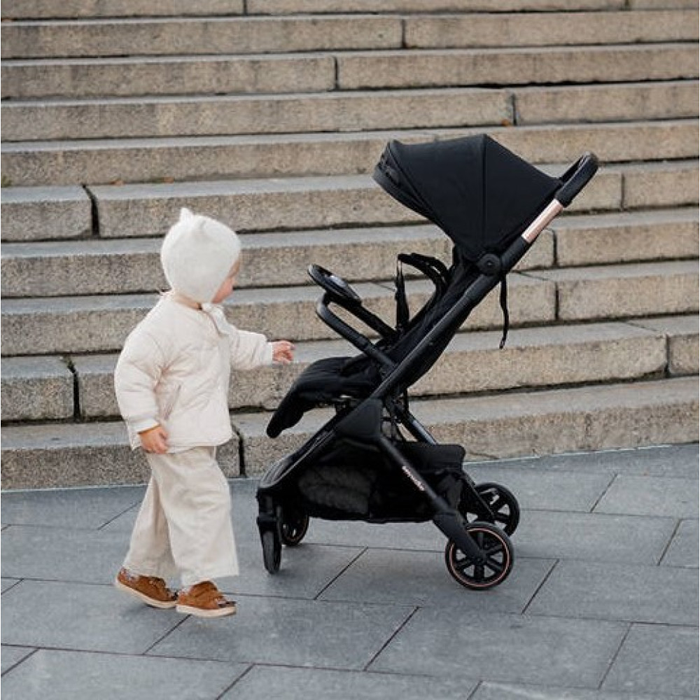 Easywalker Jackey Special Edition - wózek spacerowy / spacerówka do samolotu • Gold