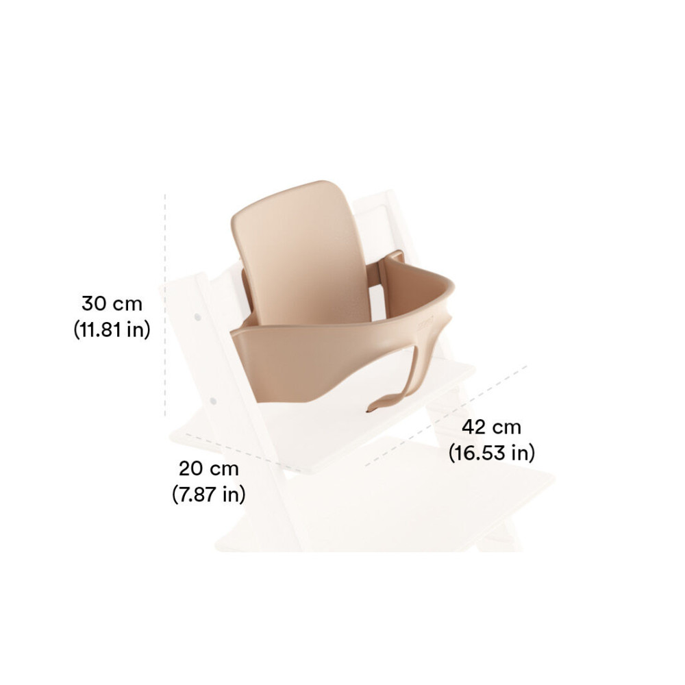 Stokke Tripp Trapp Baby Set - zestaw niemowlęcy • Walnut Stokke Tripp Trapp Baby Set - zestaw niemowlęcy • Walnut