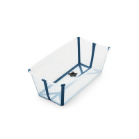 Stokke Flexi Bath - складна ванночка для новонароджених і дітей (0-4 років) • Transparent Blue Stokke Flexi Bath - складна ванночка для новонароджених і дітей (0-4 років) • Transparent Blue