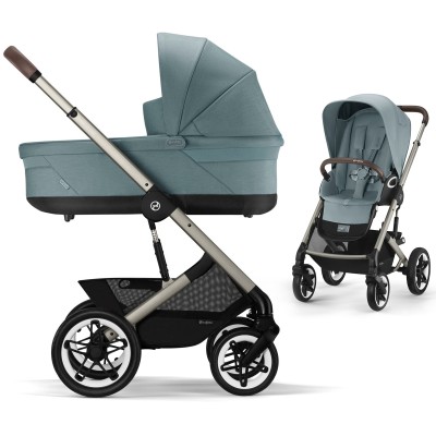 Cybex Talos S Lux 2023 - wózek wielofunkcyjny 2w1 • Sky Blue