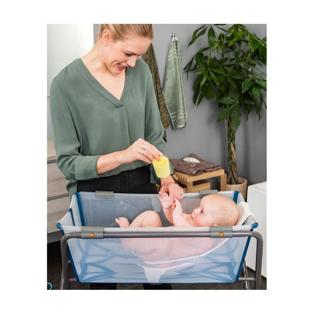 Stokke Flexi Bath - wkładka do wanienki dla noworodków (0–8 miesięcy, do 8 kg) • Biały