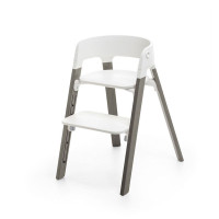 Stokke Steps White-Hazy Grey кресло