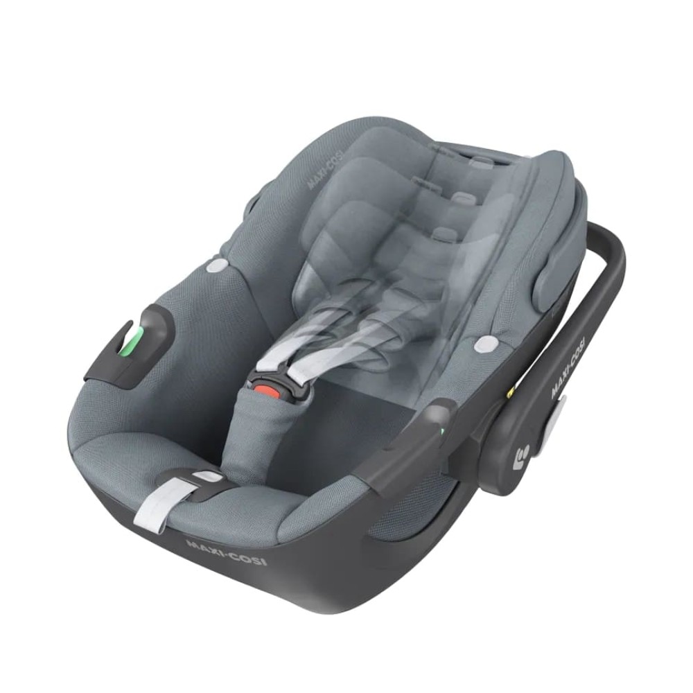 Maxi Cosi Pebble 360 - obrotowy fotelik samochodowy, nosidełko (0 - 15mc / 40 - 83cm) • Essential Grey