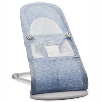 BabyBjorn Balance Soft - leżaczek Mesh • Sky Blue / Light Grey Frame BabyBjorn Balance Soft - leżaczek Mesh • Sky Blue / Light Grey Frame
