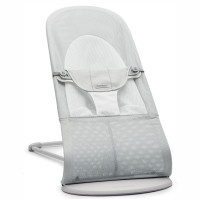 BabyBjorn Balance Soft шезлонг для немовля mesh Silver Light grey frame BabyBjorn Balance Soft шезлонг для немовля mesh Silver Light grey frame