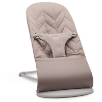 BabyBjorn Bliss шезлонг для немовля Cotton Petal Quilt Sand grey Light grey frame