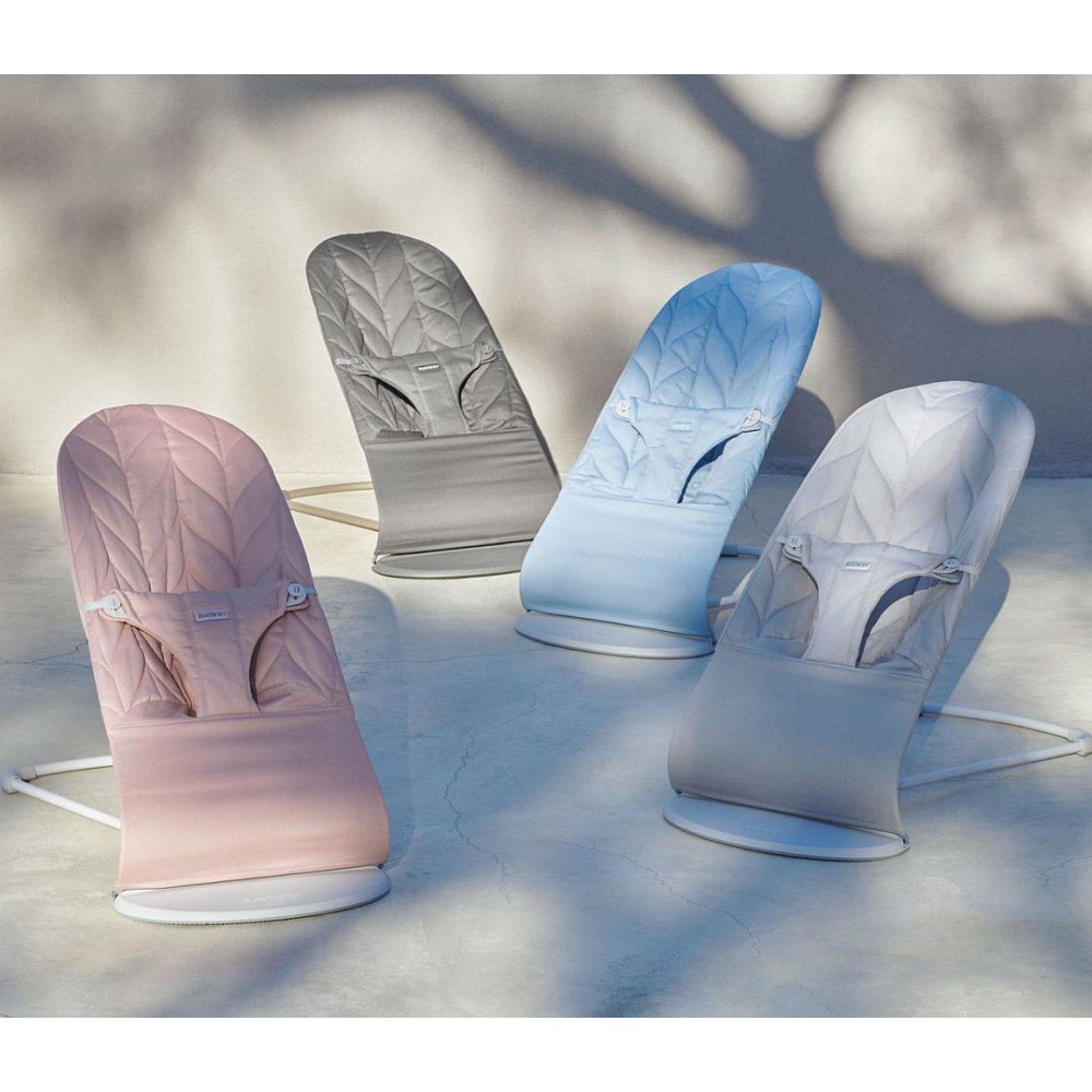 BabyBjorn Bliss шезлонг для немовля Cotton Petal Quilt Blue Light grey frame