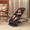 BabyBjorn Bliss - шезлонг для немовля, крісло для дітей (0 - 2 роки, 3,5 - 13 кг) • Anthracite Leopard / Black Fram