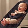 BabyBjorn Bliss - шезлонг для немовля, крісло для дітей (0 - 2 роки, 3,5 - 13 кг) • Anthracite Leopard / Black Fram