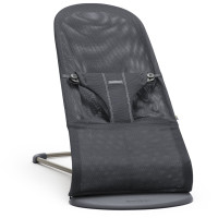 BabyBjorn Bliss - шезлонг для немовля, крісло для дітей (0 - 2 роки, 3,5 - 13 кг) • Anthracite / Dark Grey Frame
