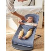 BabyBjorn Bliss - leżaczek i fotelik z tkaniny mesh dla dzieci (0 - 2 lata, 3.5 - 13 kg) •  Slate Blue / Dark Grey Frame