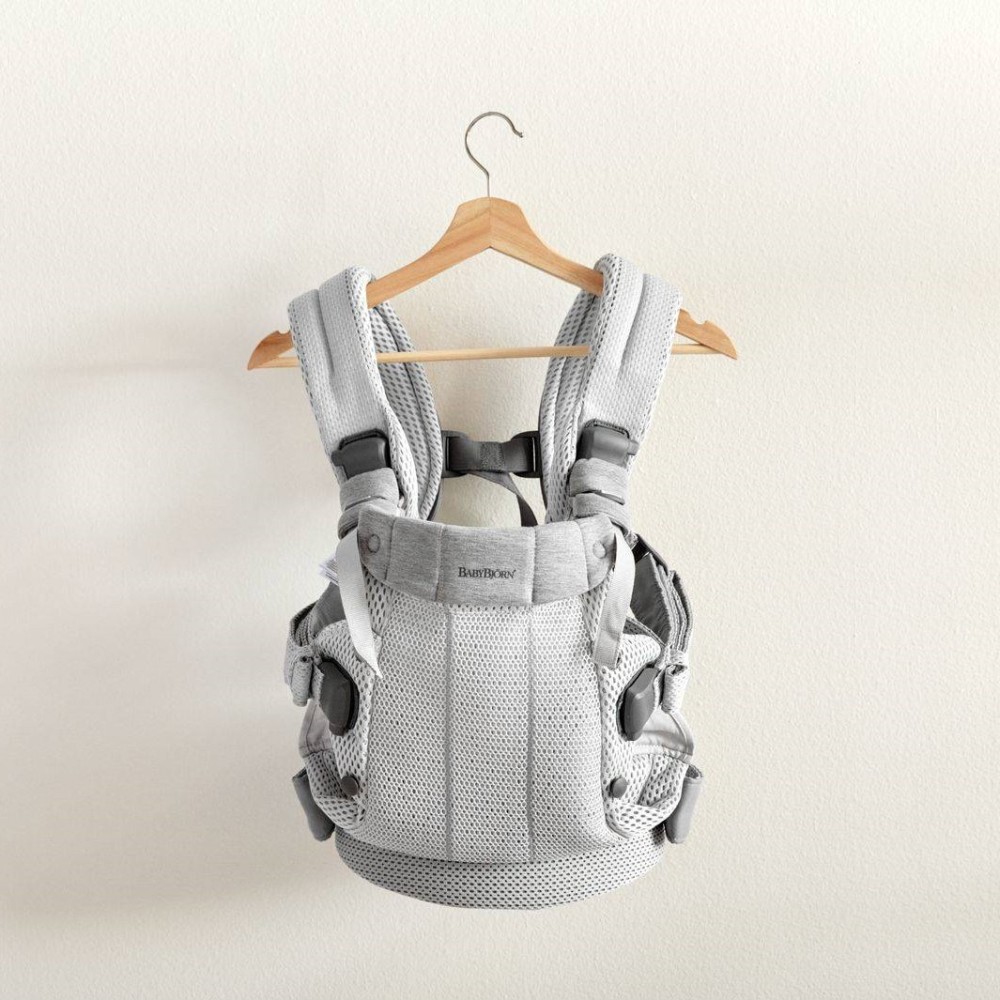 BabyBjorn Harmony 3D Mesh - nosidełko (0-15kg) • Srebrny