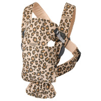 BabyBjorn Mini Cotton - nosidełko (0-12mc) •  Beż/Leopard