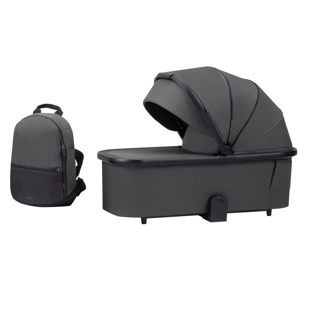 Carrello Alfa CRL-6507/1 2023 - люлька до коляски Carrello Alfa • Graphite Grey Carrello Alfa CRL-6507/1 2023 - люлька до коляски Carrello Alfa • Graphite Grey