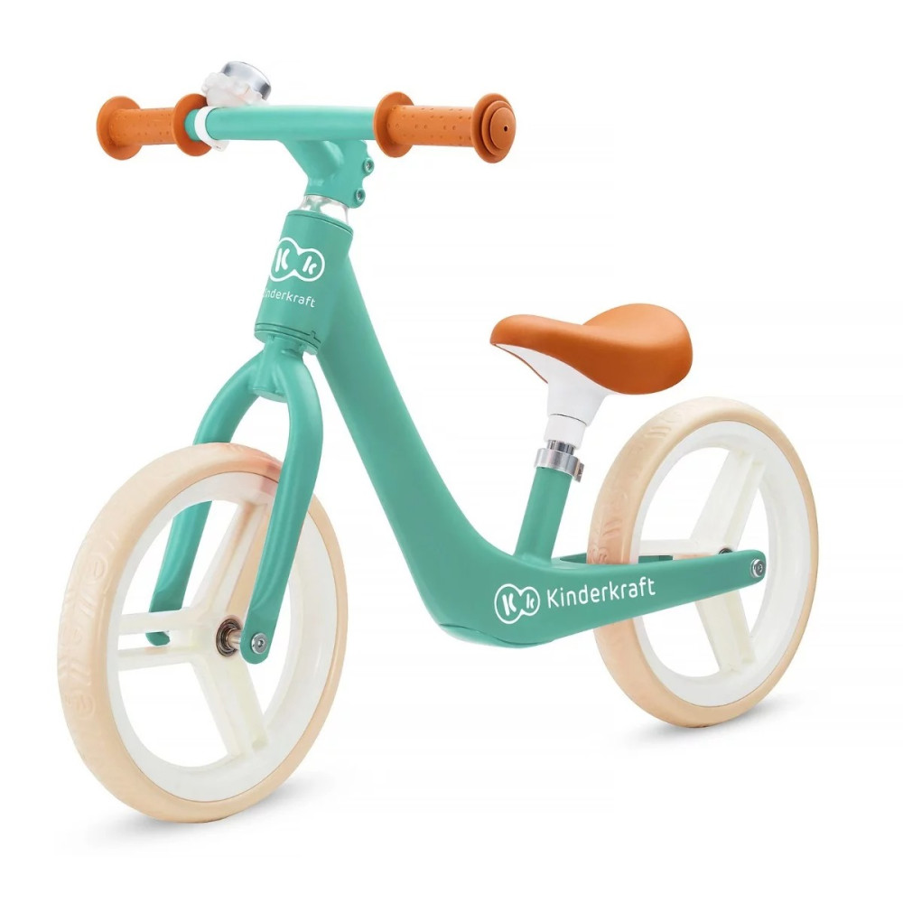 Kinderkraft Fly Plus - rowerek biegowy • Zielony