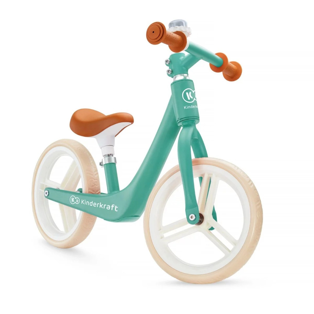 Kinderkraft Fly Plus - rowerek biegowy • Zielony