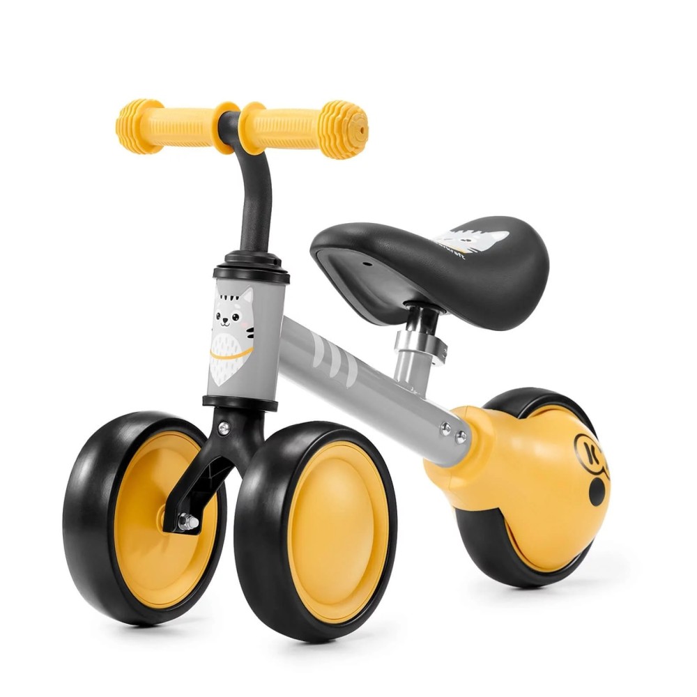 Kinderkraft Cutie - rowerek biegowy • Żółty