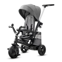 Kinderkraft EasyTwist 5w1 - rowerek trójkołowy • Szary