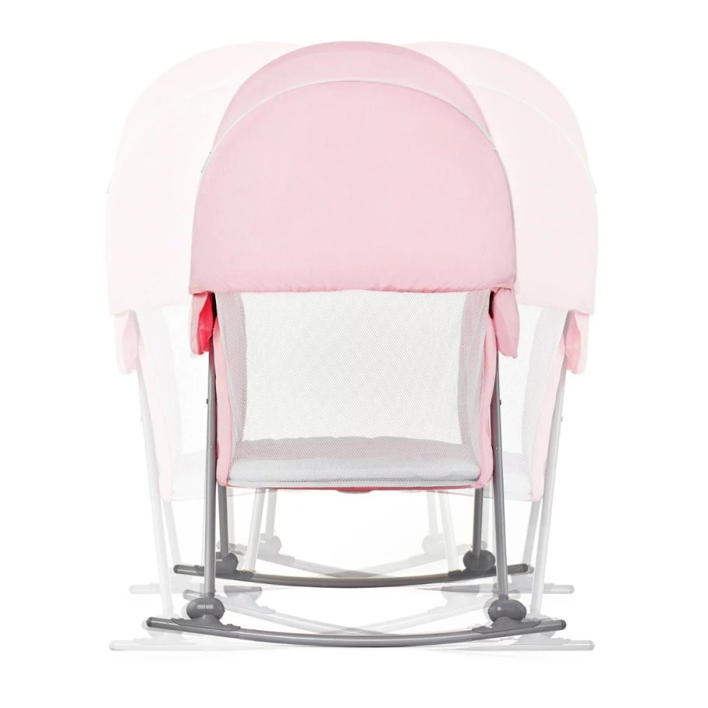 Kinderkraft Lovi - łóżeczko kołyska 3w1 • Różowy