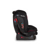 Lionelo Aart - fotelik samochodowy tyłem i przodem do kierunku jazdy (0-12lat / 0-36kg) • Black Carbon Red
