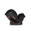Lionelo Aart - fotelik samochodowy tyłem i przodem do kierunku jazdy (0-12lat / 0-36kg) • Black Carbon Red