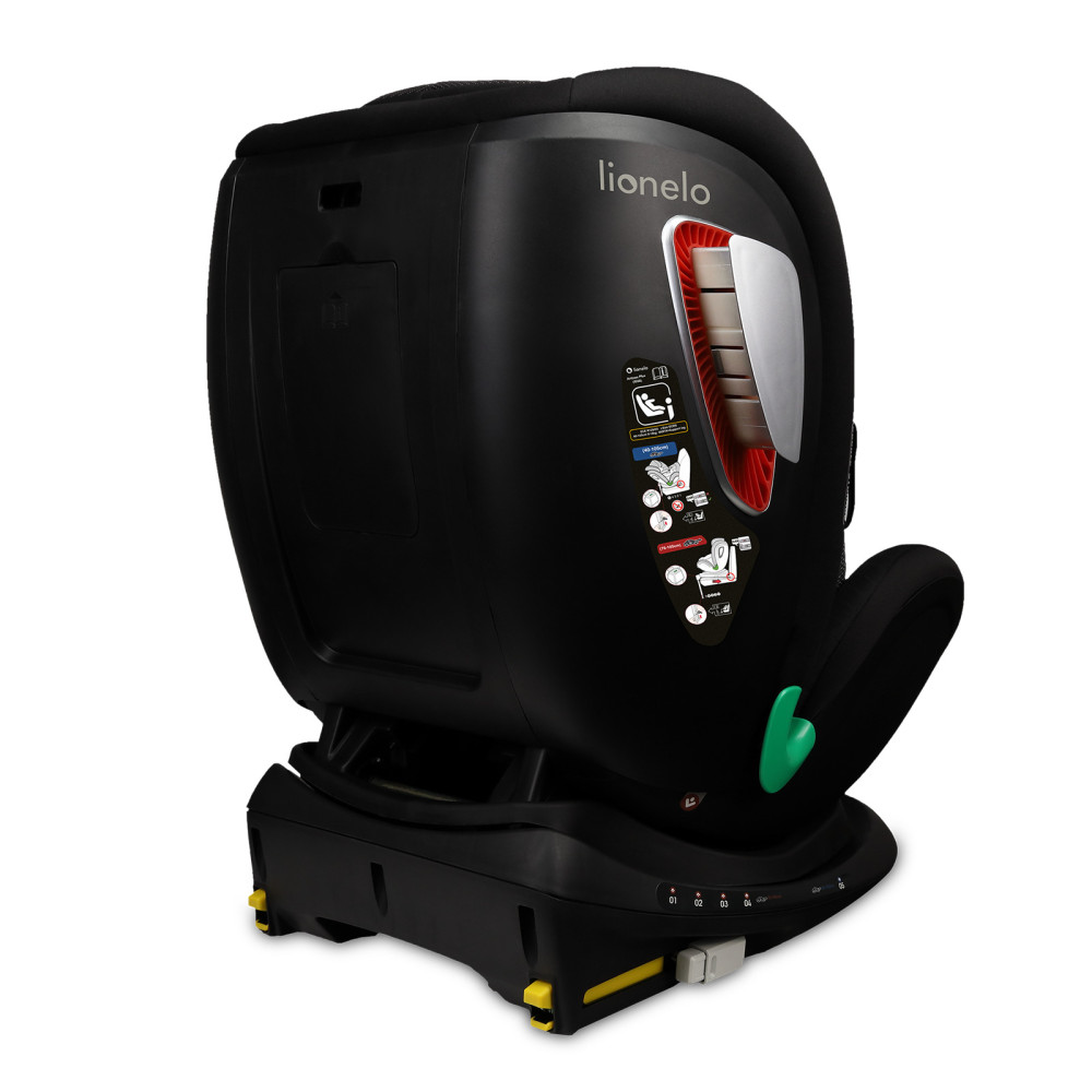 Lionelo Antoon Plus Black Onyx i-Size дитяче автокрісло