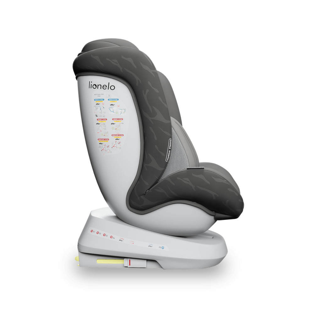 Lionelo Bastiaan One Grey Graphite дитяче автокрісло