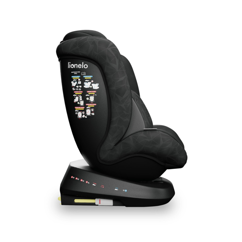 Lionelo Bastiaan One Black Onyx дитяче автокрісло