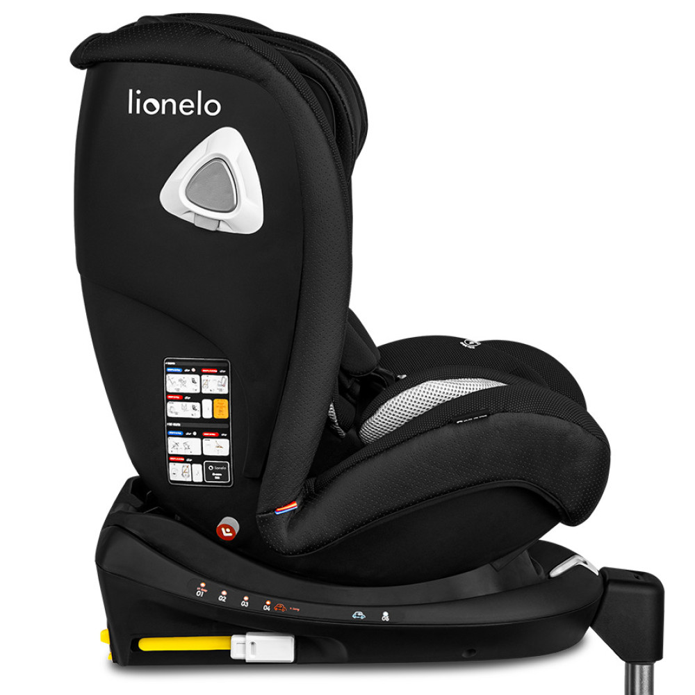 Lionelo Braam - obrotowy fotelik samochodowy (0-12lat / 0-36kg) • Carbon Lionelo Braam - obrotowy fotelik samochodowy (0-12lat / 0-36kg) • Carbon
