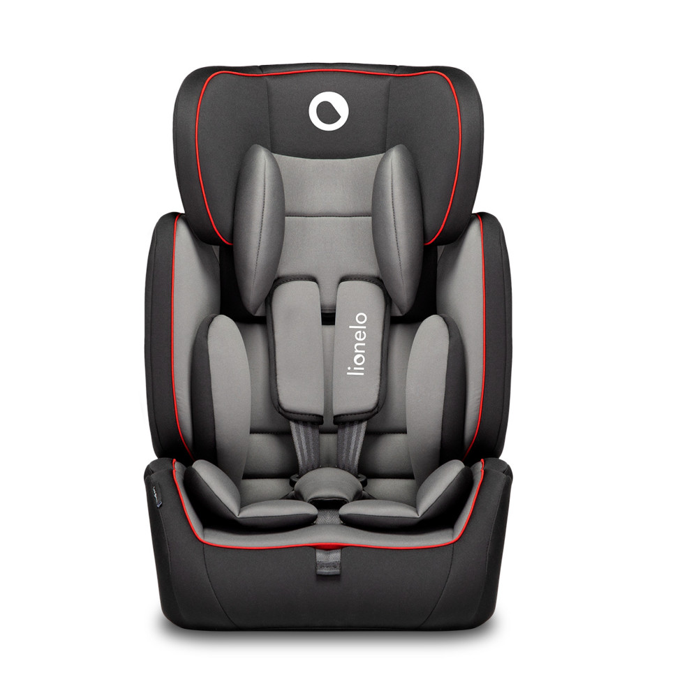 Lionelo Levi Simple - fotelik samochodowy przodem do kierunku jazdy (9mc - 12lat / 9-36kg) • Sporty Black