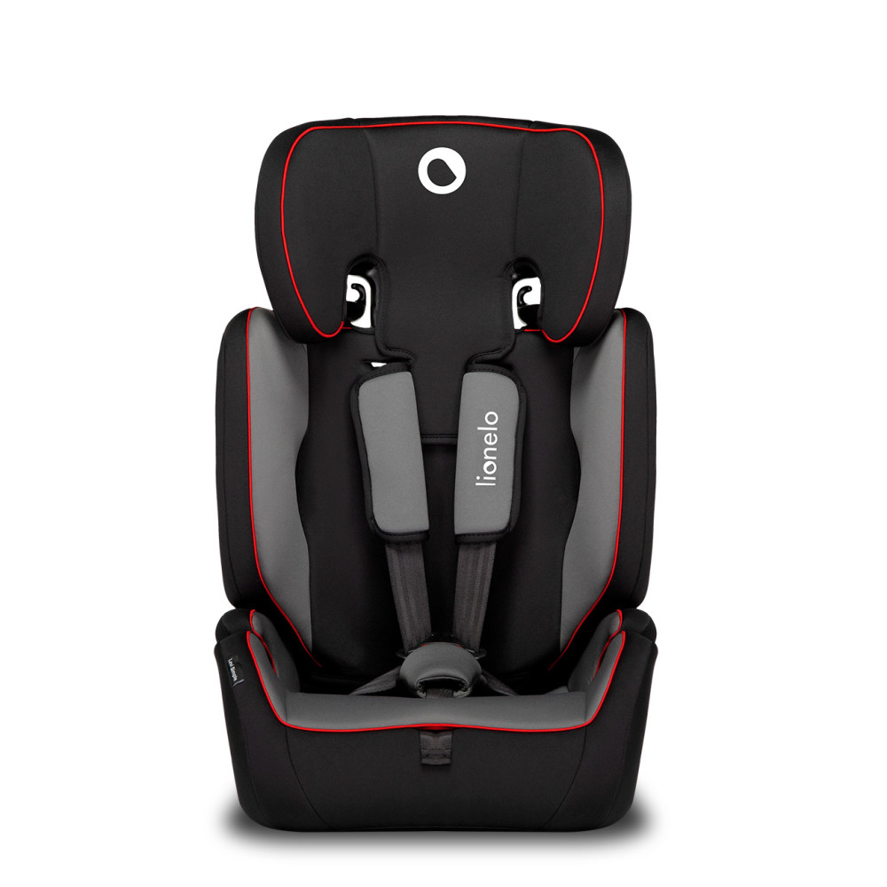 Lionelo Levi Simple - fotelik samochodowy przodem do kierunku jazdy (9mc - 12lat / 9-36kg) • Sporty Black