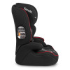 Lionelo Nico - fotelik samochodowy przodem do kierunku jazdy (80-145cm / 9mc-12lat) • Black Red