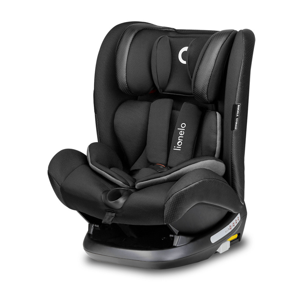 Lionelo Oliver - obrotowy fotelik samochodowy (9mc - 12lat / 9-36kg) • Black