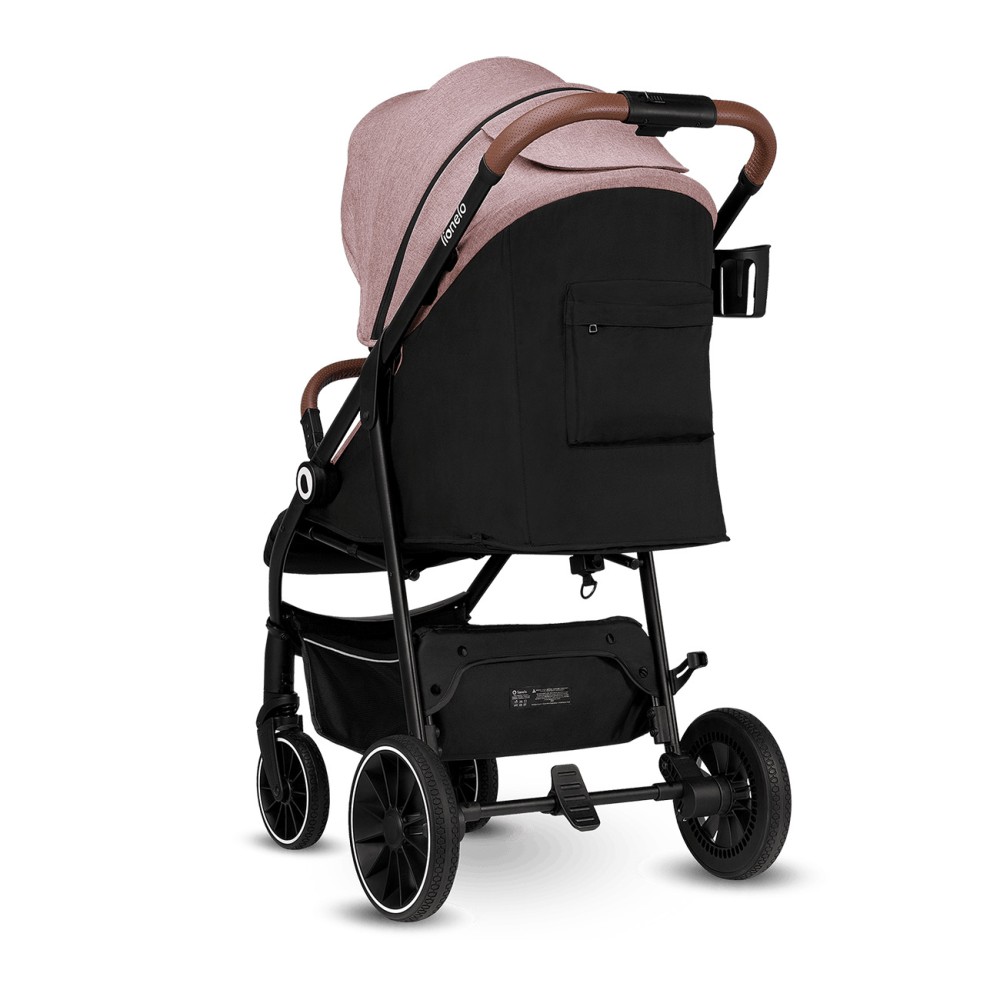 Lionelo Alexia - wózek spacerowy / spacerówka na każdy teren • Pink Rose