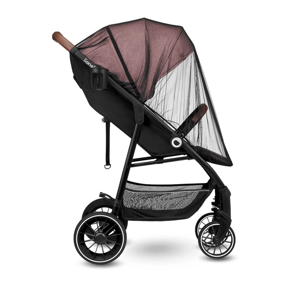 Lionelo Alexia - wózek spacerowy / spacerówka na każdy teren • Pink Rose