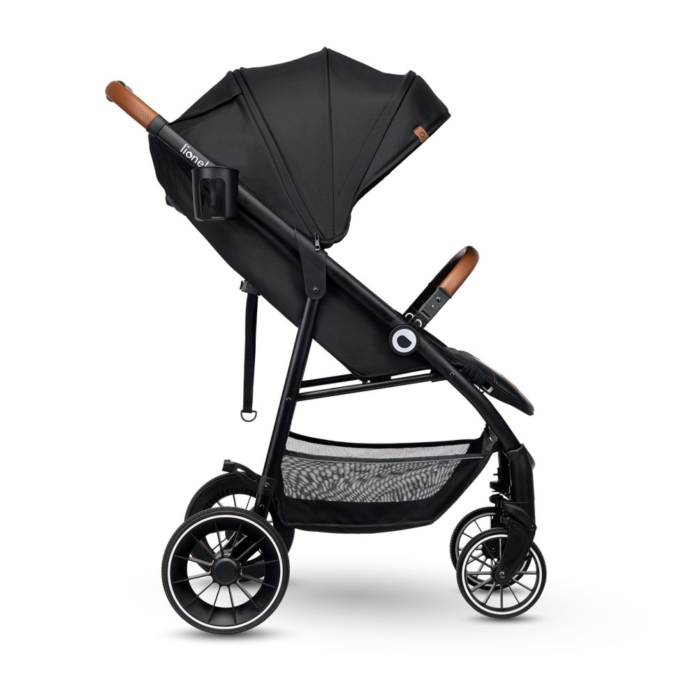 Lionelo Alexia - wózek spacerowy / spacerówka na każdy teren • Black Onyx 