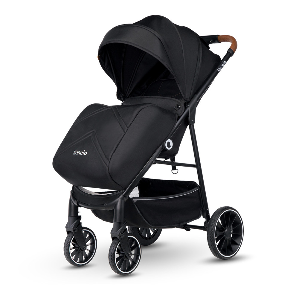 Lionelo Alexia - wózek spacerowy / spacerówka na każdy teren • Black Onyx 