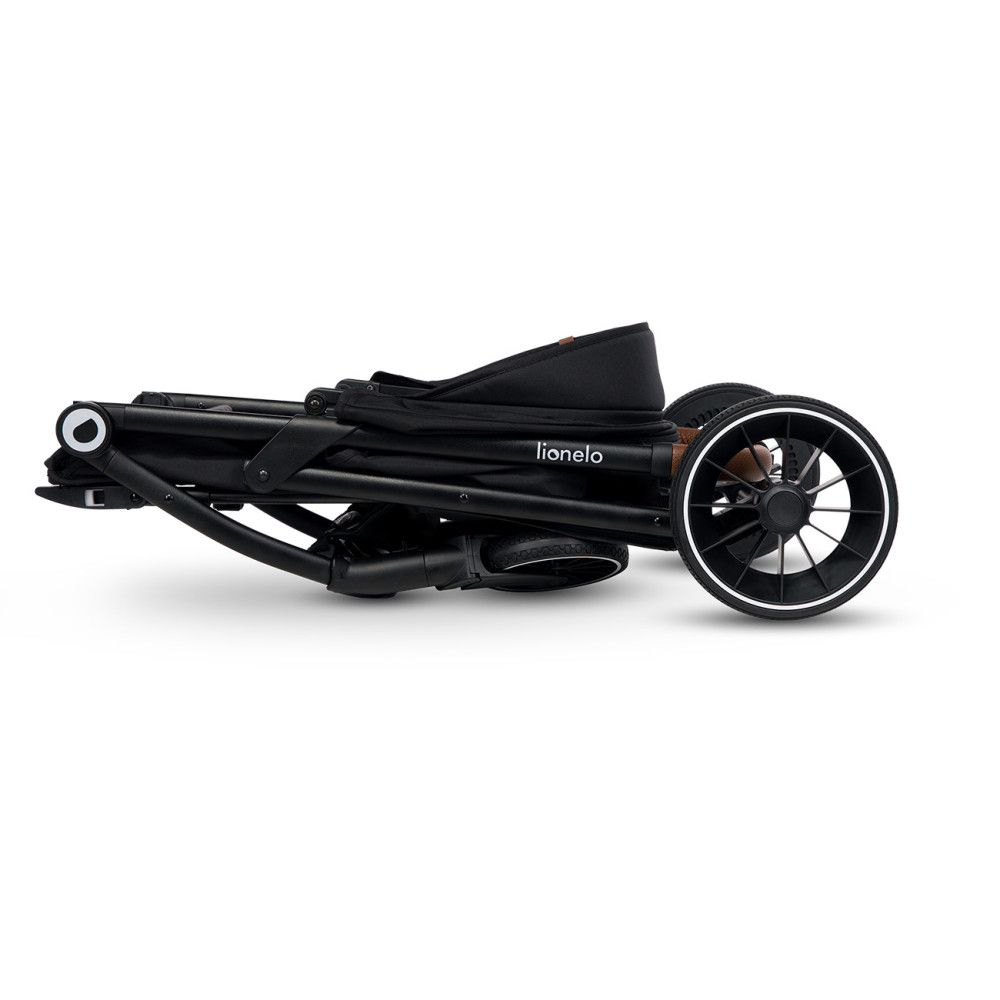 Lionelo Alexia - wózek spacerowy / spacerówka na każdy teren • Black Onyx 