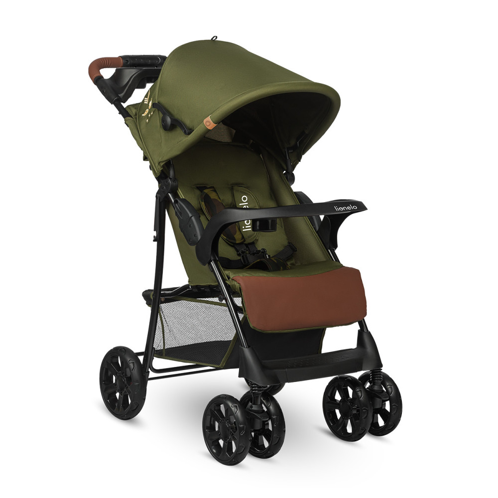 Lionelo Emma Plus - wózek spacerowy / lekka spacerówka • Forest Green
