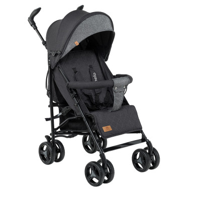 Lionelo Irma - wózek spacerowy / podróżna spacerówka • Black