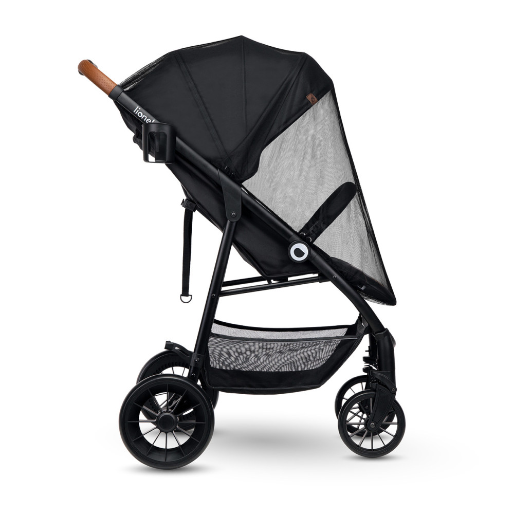 Lionelo Zoey - wózek spacerowy / spacerówka na każdy teren • Black Onyx Lionelo Zoey - wózek spacerowy / spacerówka na każdy teren • Black Onyx