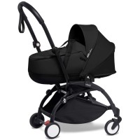 BABYZEN YOYO² - lekki wózek z gondolą Bassinet • Black Black