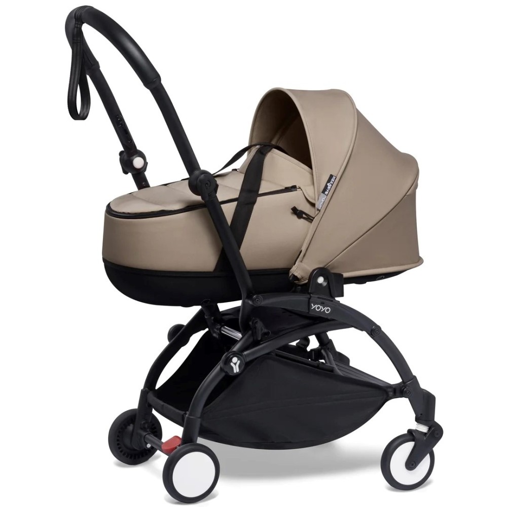 BABYZEN YOYO² - lekki wózek z gondolą Bassinet • Taupe Black